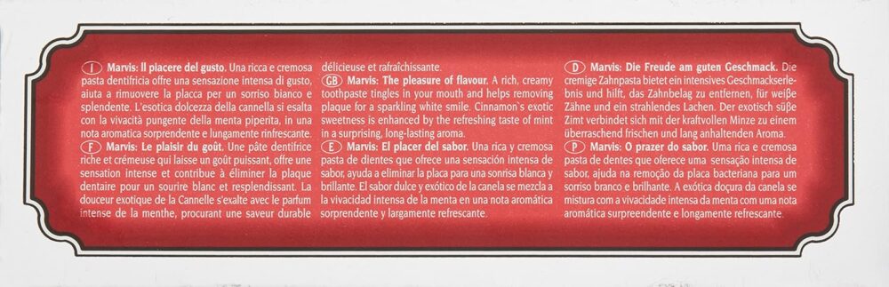 Marvis Cinnamon Toothpaste - Image 7