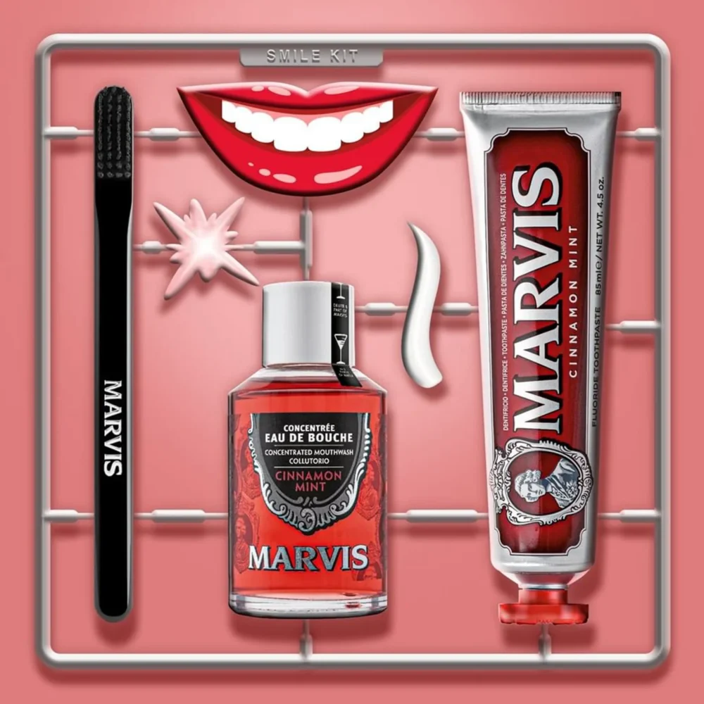 Marvis Cinnamon Mint Mouthwash - Image 3